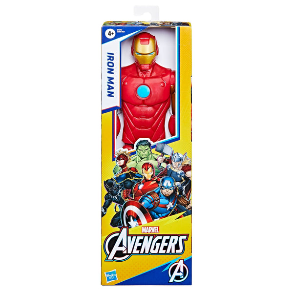 Titan Hero Series Iron Man Action Figure, 12-in Toy, Ages 4+ W5369