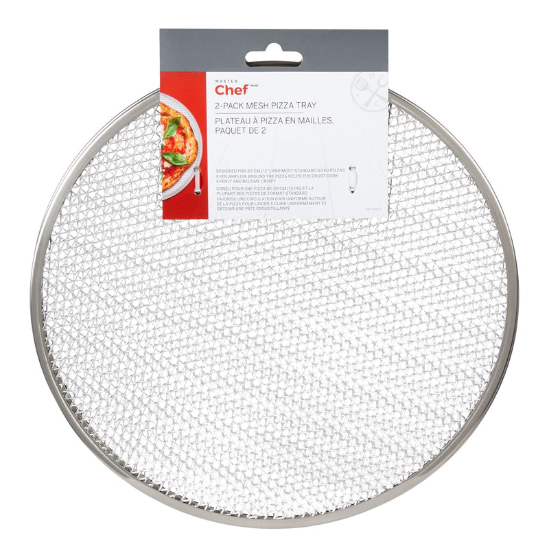 Mesh Round Pizza Tray Set, 2-pk U4119
