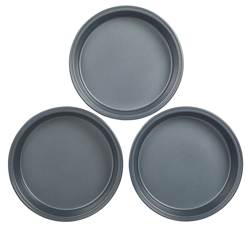 Non-Stick Round Cake Pans, 8-in, 3-pc H2538