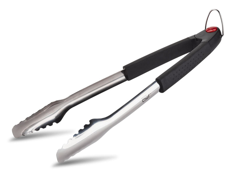 Stainless Steel BBQ Grill Tong with Hook T4807