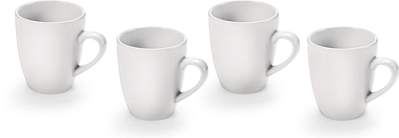 Stoneware Mug Set, 12-oz, Dishwasher and Microwave Safe, 4-pc M0209