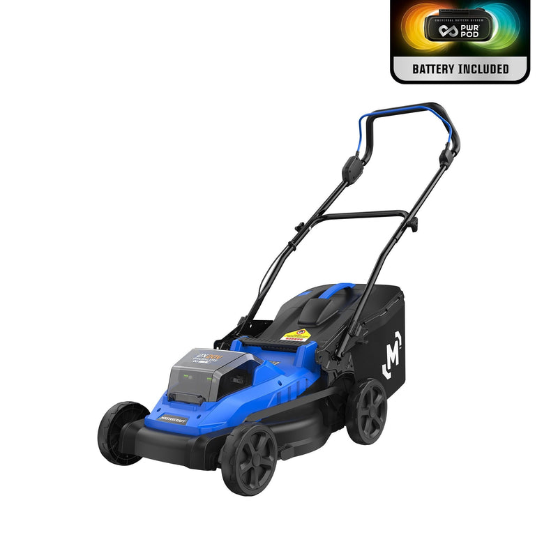2 x 20V Cordless 18-in Brushless Push Lawn Mower Kit with 2 5 Ah Batteries and Charger U8238