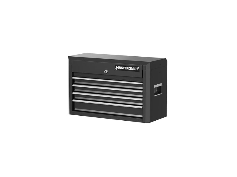4-Drawer Tool Storage Chest with Liners, Black, 24-in I3040