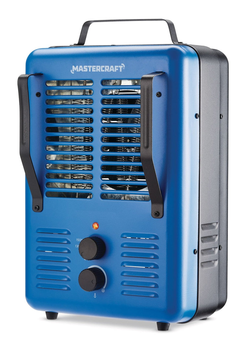 Deluxe Milkhouse Utility Space Heater with Thermostat, 1500W, Blue O4173