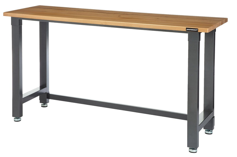 Wooden Top Work Bench, 72 x 24 x 37.5-in R3977