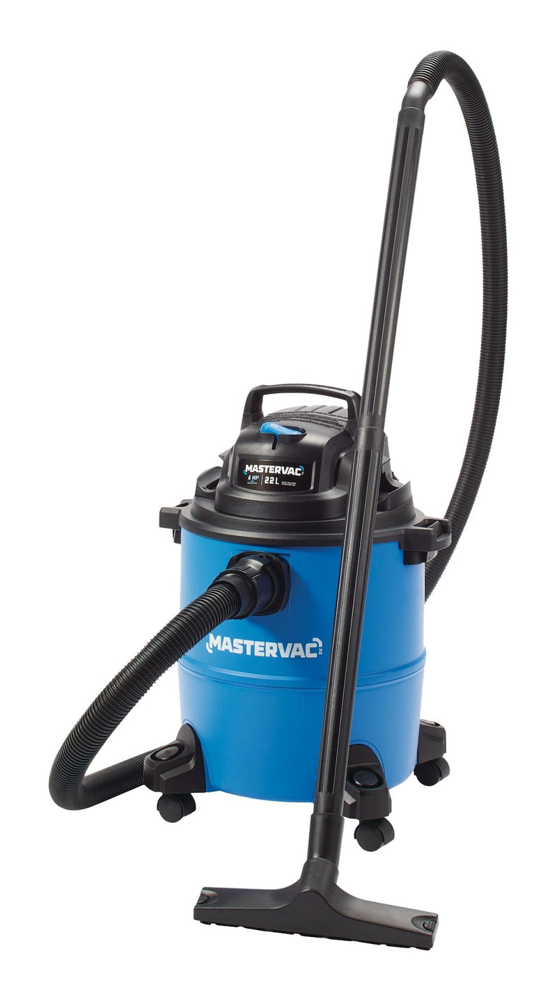 Mastervac VOC608PF 4.0 Peak HP Wet/Dry Shop Vacuum with Hose & Accessories, 22-L K6002