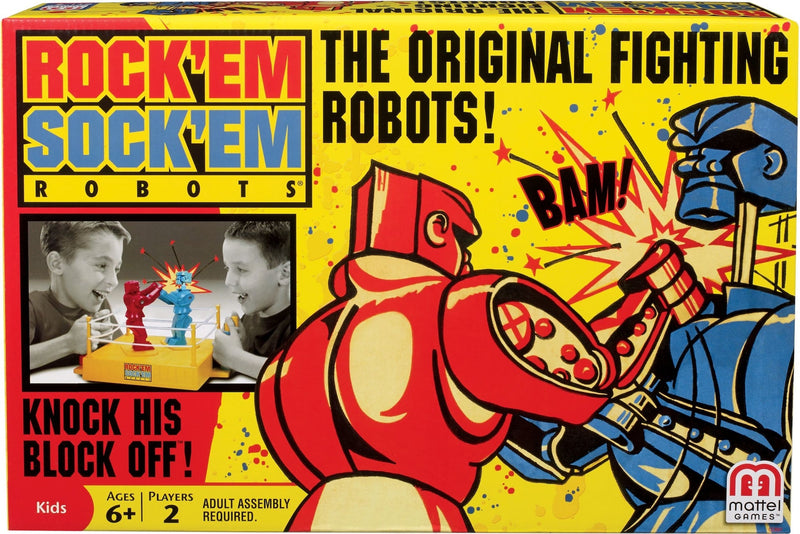 Rock 'Em Sock 'Em Robots Classic Boxing Match Game for Kids, Ages 6+ G8804