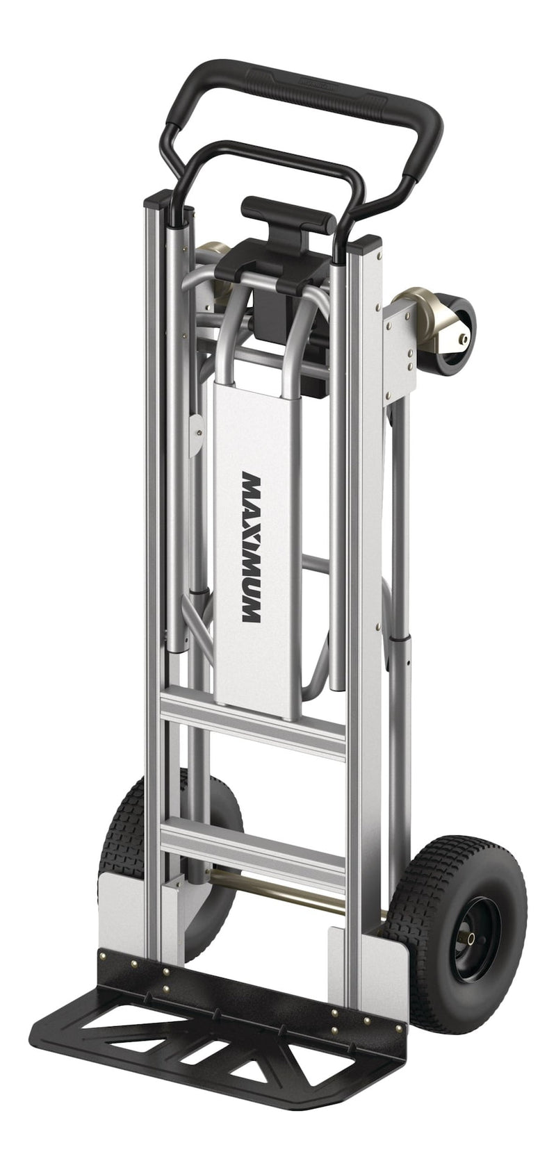 3-in-1 Hybrid Aluminum Hand Truck & Cart, 800 lb & 1000 lb Load Capacity, No Assembly Required R2321