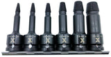6 Piece 1/2" Drive Impact Screw Extractor Rail