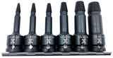6 Piece 1/2" Drive Impact Screw Extractor Rail