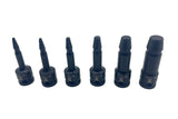 6 Piece 1/2" Drive Impact Screw Extractor Rail
