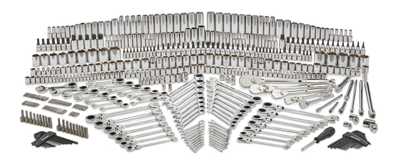 Master Socket & Wrench Set, 500-pc, CRV, Nickel-Chrome Plating W4032