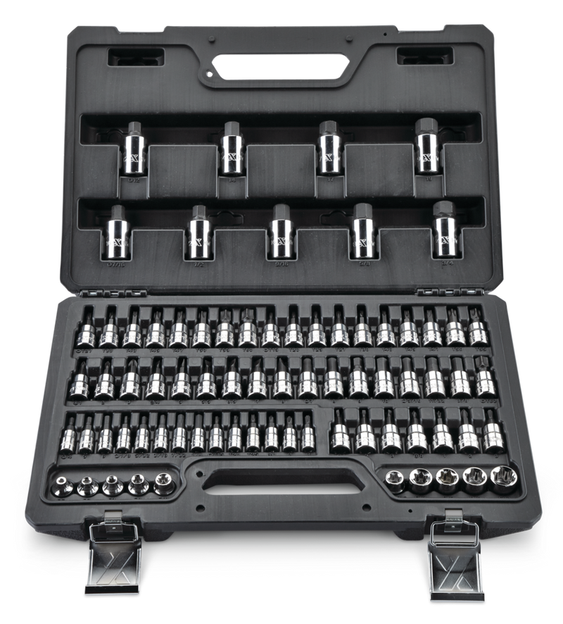 Professional Grade Bit Socket Set, 75-pc B8021