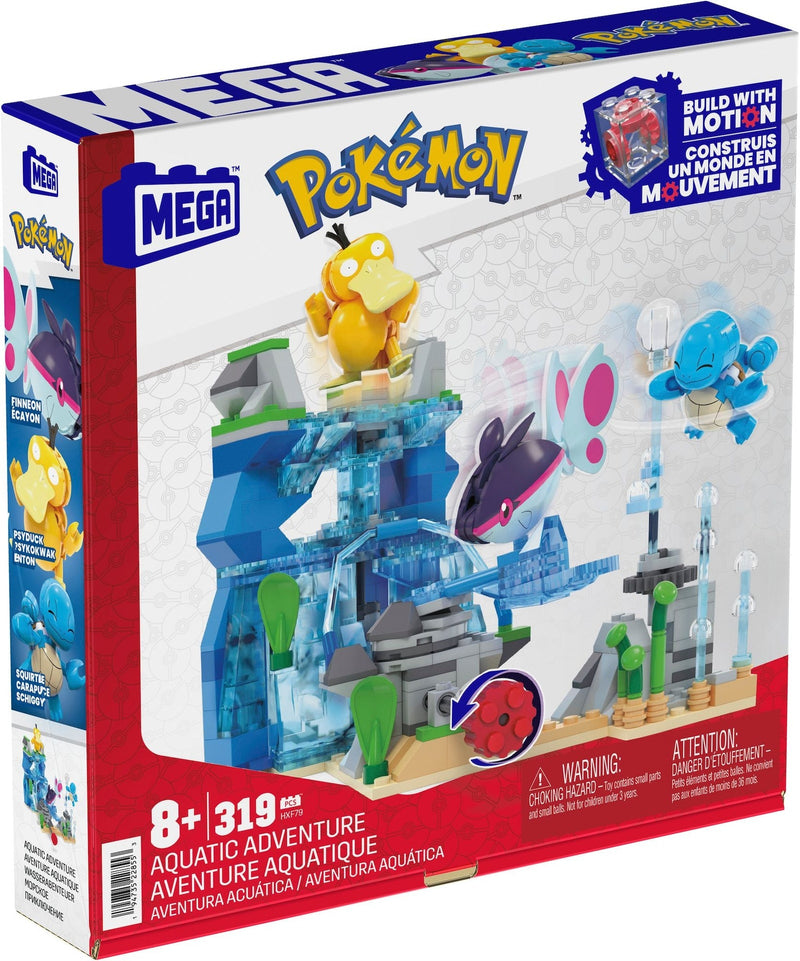 Mega Adventure Builder Aquatic Adventure Toy Building Set, 319-pc D5722