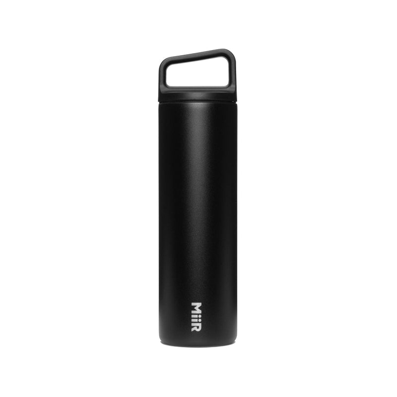 Wide Mouth Stainless Steel Insulated Travel Water Bottle, Black, 20-oz J704
