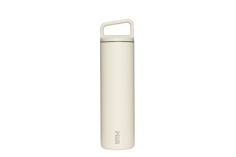 Wide Mouth Stainless Steel Insulated Travel Water Bottle, Sandstone White, 20-oz B4426