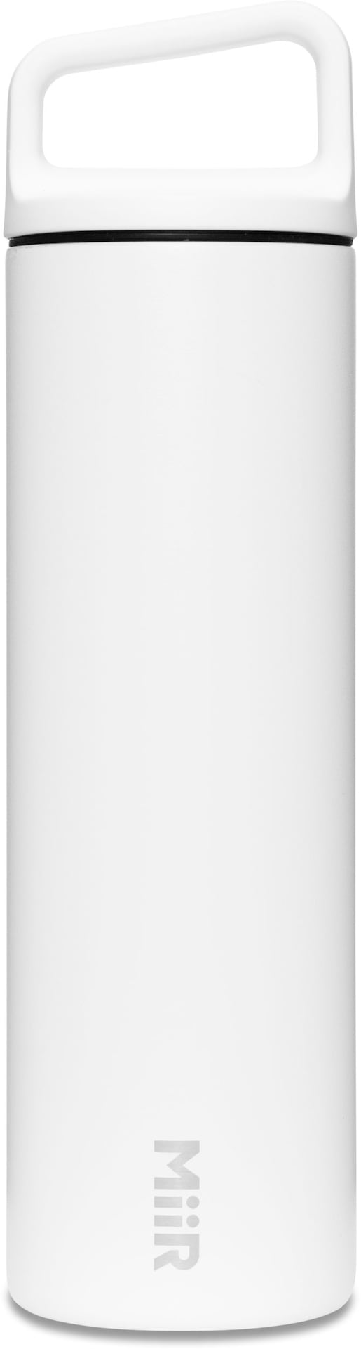 Wide Mouth Stainless Steel Insulated Travel Water Bottle, White, 20-oz Q6824