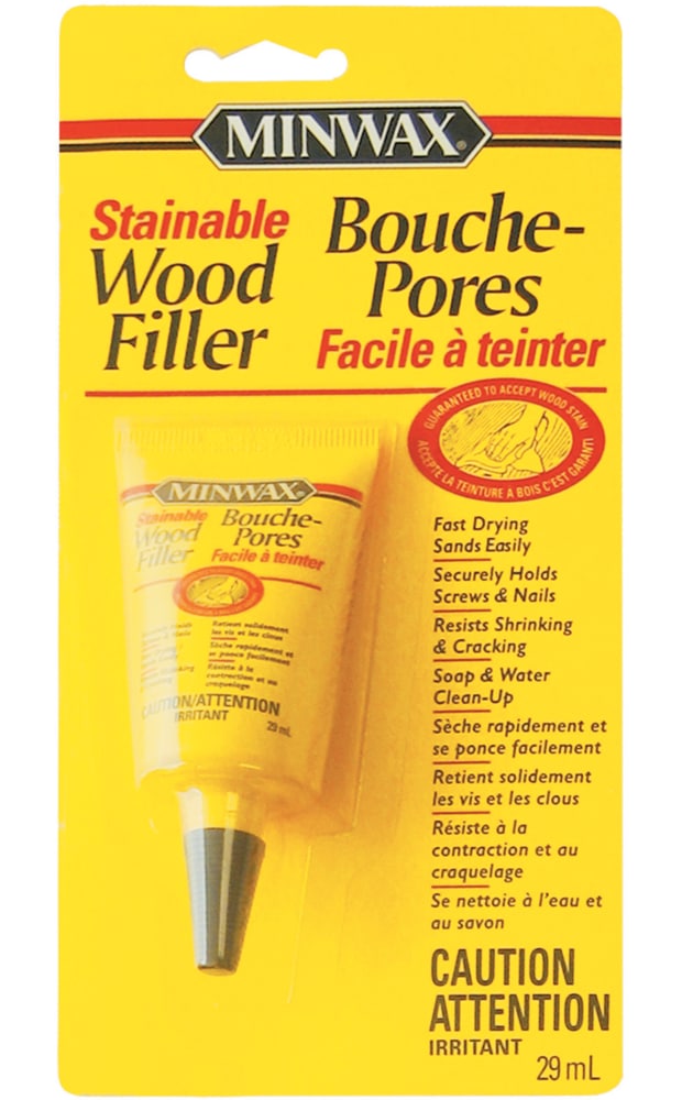 Stainable Interior/Exterior Wood Filler, Latex-Based, 29-mL O4758