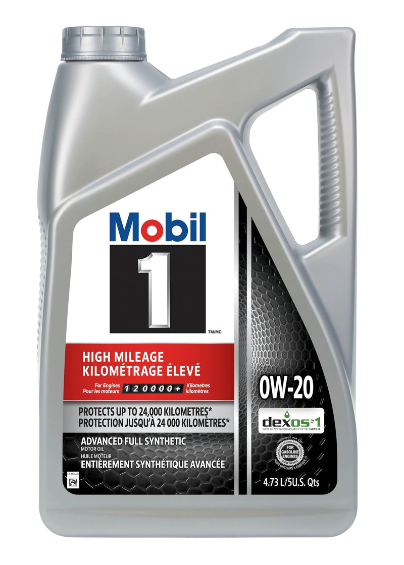 High Mileage 0W20 Synthetic Engine/Motor Oil, 4.73-L H5584