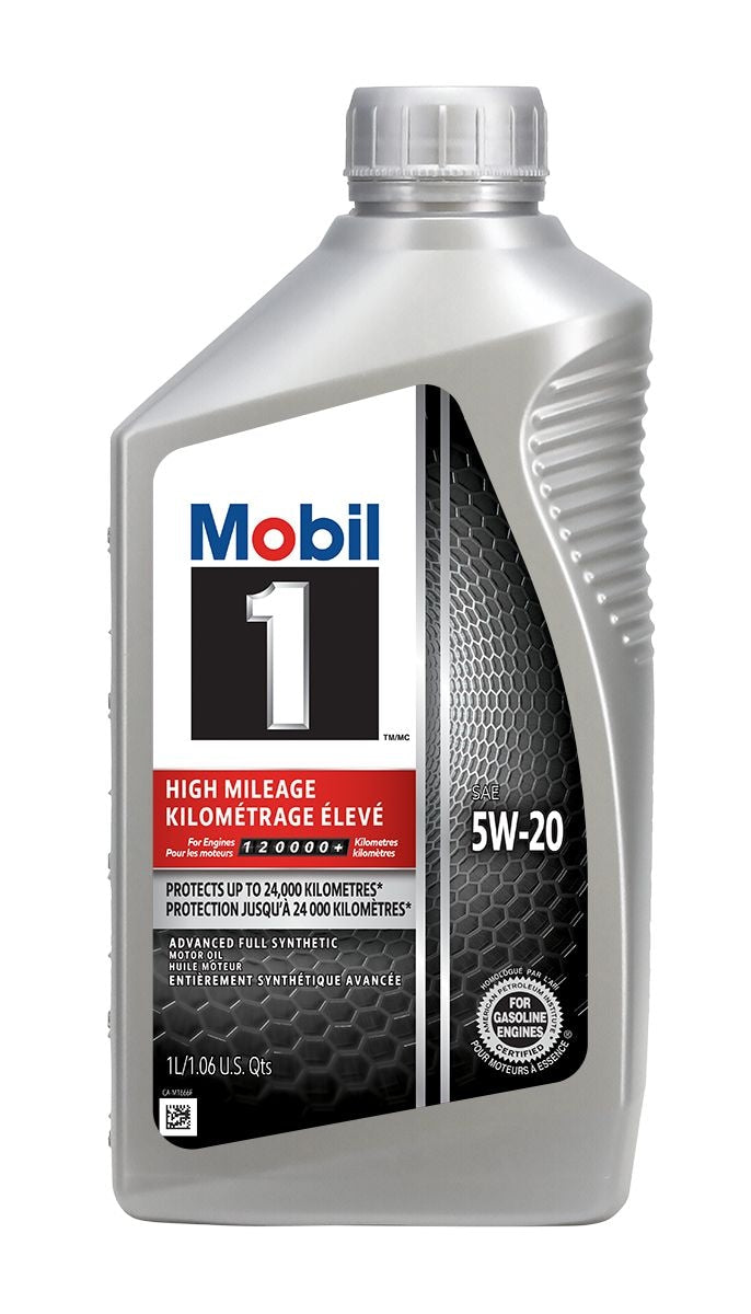 High Mileage 5W20 Synthetic Engine/Motor Oil, 1-L E6811