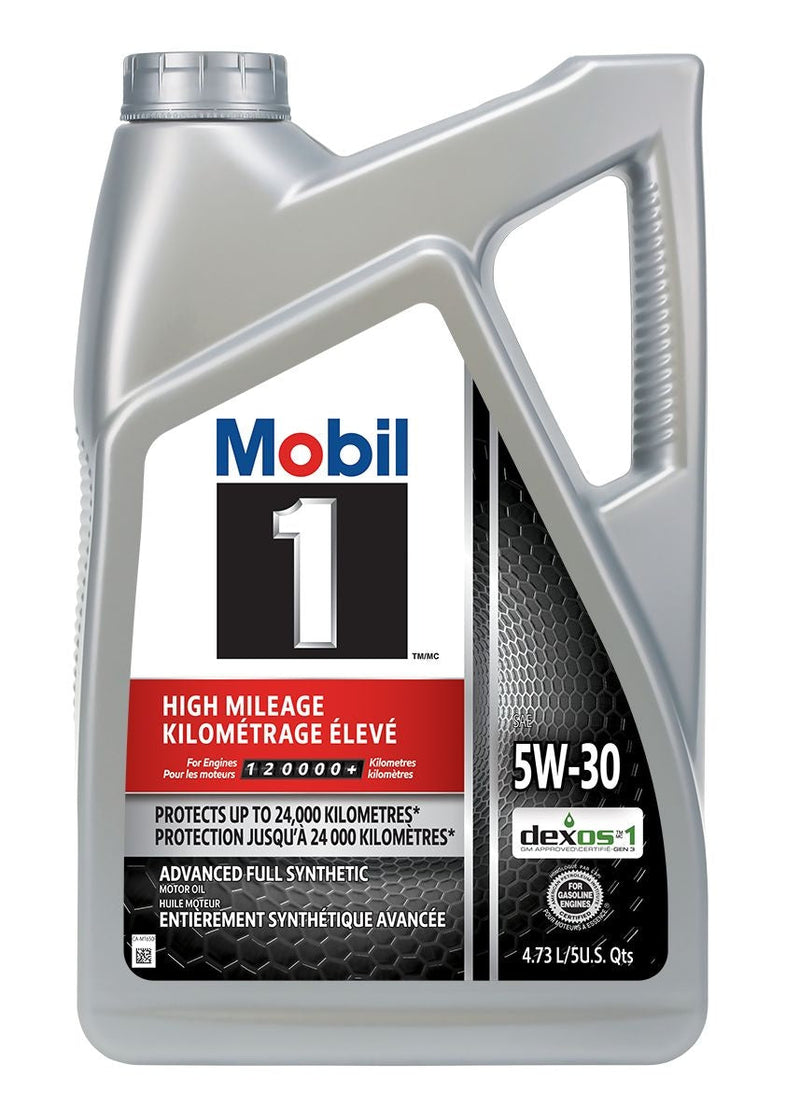 High Mileage 5W30 Synthetic Engine/Motor Oil, 4.73-L J3787