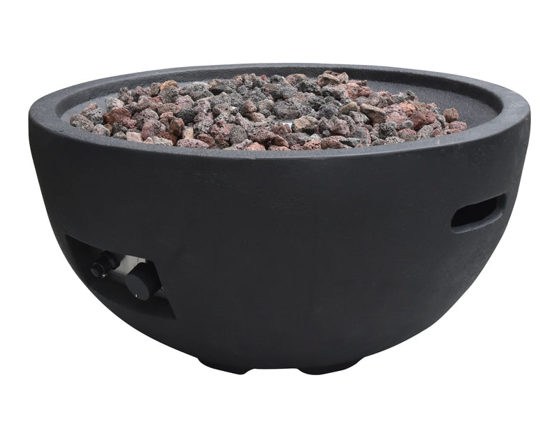 Jefferson Outdoor Gas-Fueled Fire Bowl with PVC Cover, 40,000 BTUs, 26 x 26 x 13-in G3985