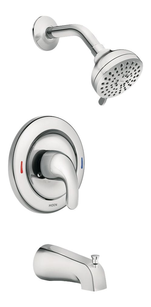 Adler Single Handle Tub Shower with Posi-Temp, Chrome W8201