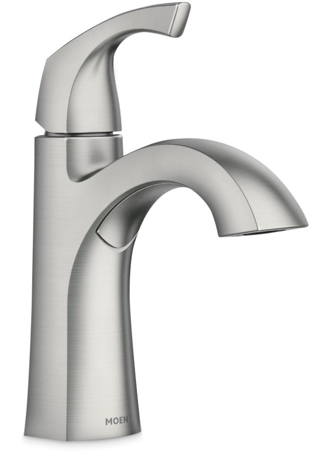 Lindor Single Handle Bathroom Faucet, Spot-resistant Brushed Nickel G0847