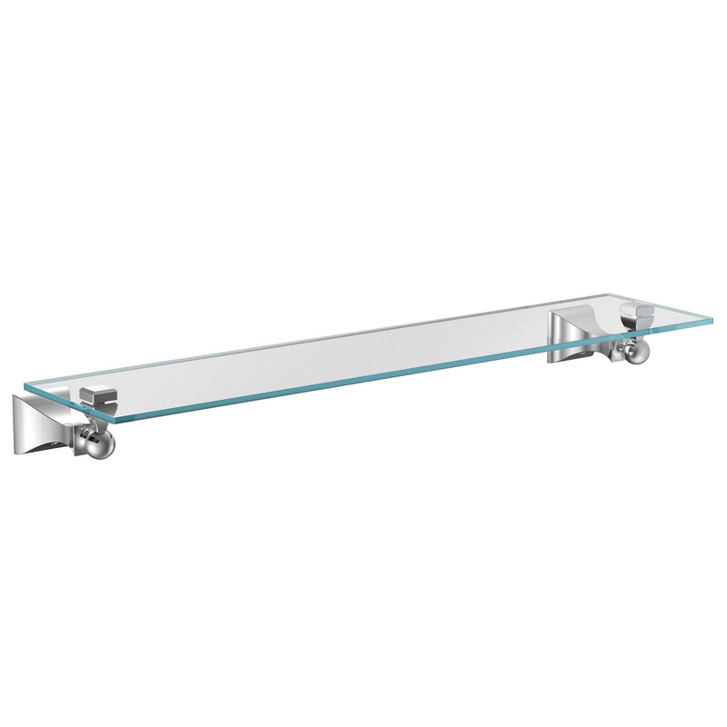 Retreat Glass Vanity Shelf, Chrome S4666