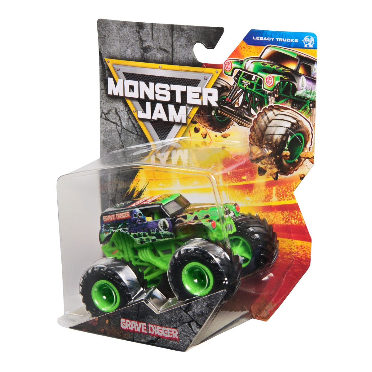 Monster Jam 1:64 Die-Cast Collectible Monster Truck Toy with Driver Figure, Assorted, Ages 3+