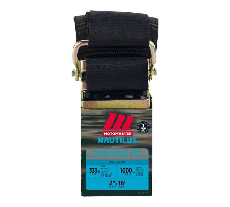 1,000-lb Marine Gunwale Strap, Fully Adjustable, 2-in x 16-ft L5868