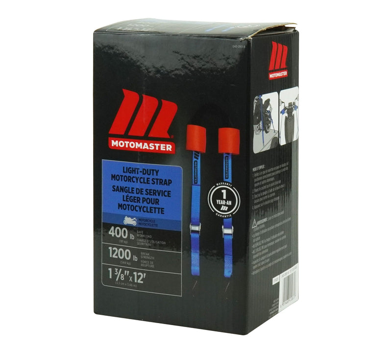 1,200-lb Motorcycle Tie Down Strap, 1 3/8-in x 12-ft B1082