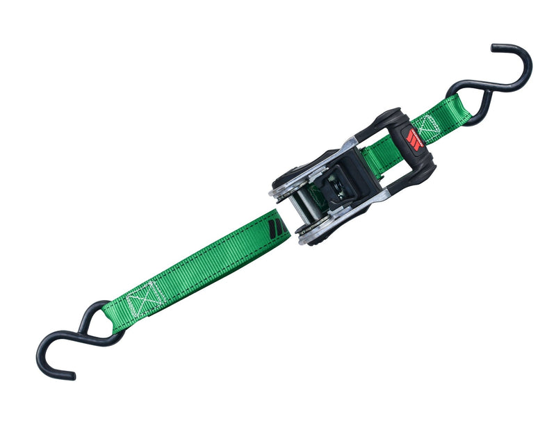 1,500-lb Ratchet Tie Down Straps, with Padded Handle, 1-in x 14-ft I2908