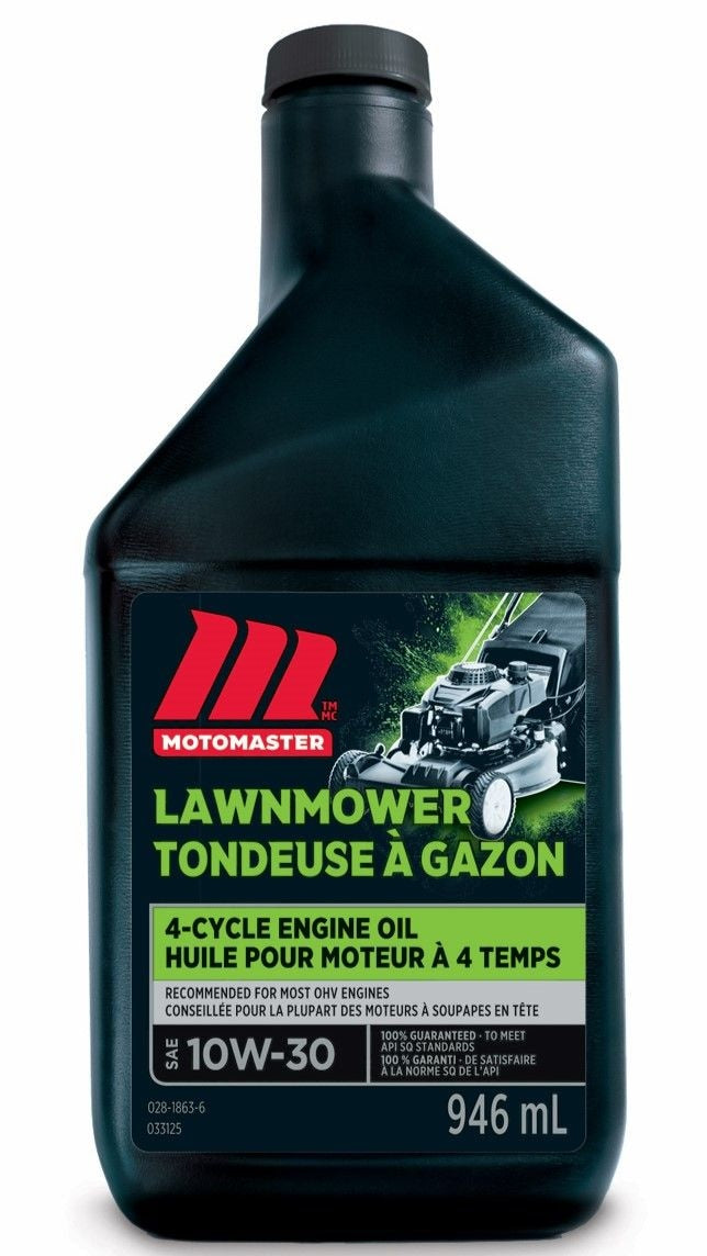 4-Stroke Lawnmower Engine Oil 10W30, 946-mL F0108