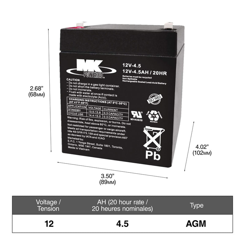 Group Size 75/86DT Battery, 650 CCA R6605