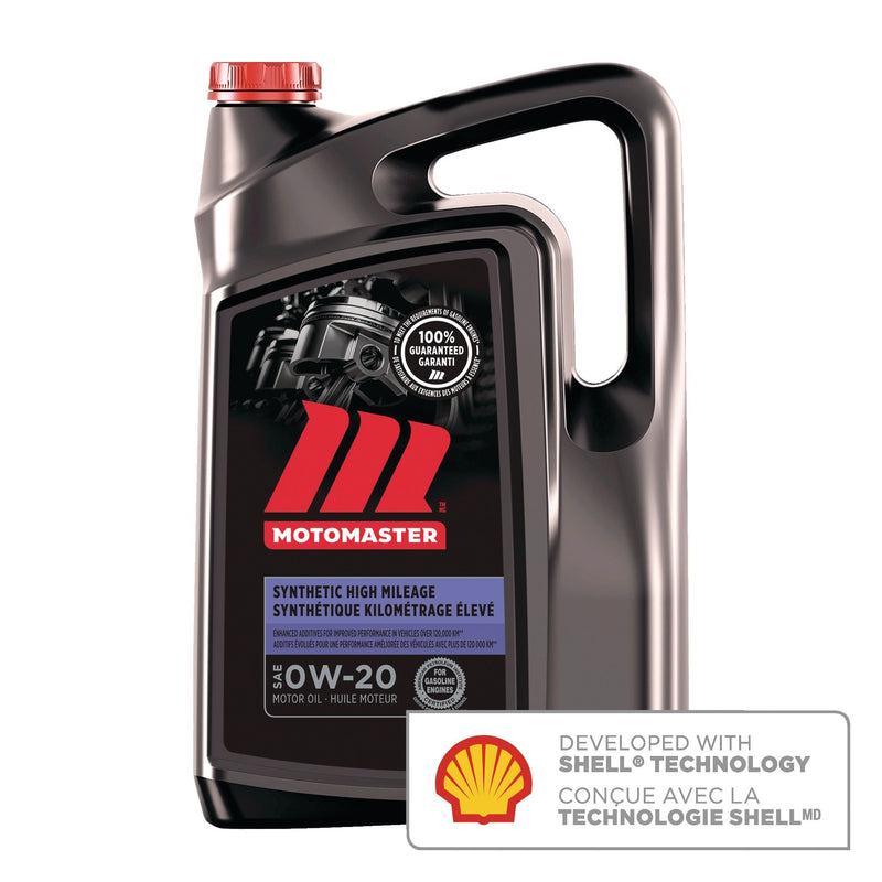High Mileage 0W20 Synthetic Engine/Motor Oil, 5-L E6269