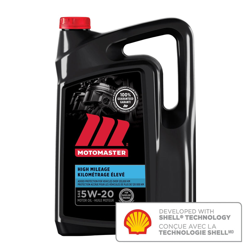 High Mileage 5W20 Conventional Engine/Motor Oil, 5-L L660