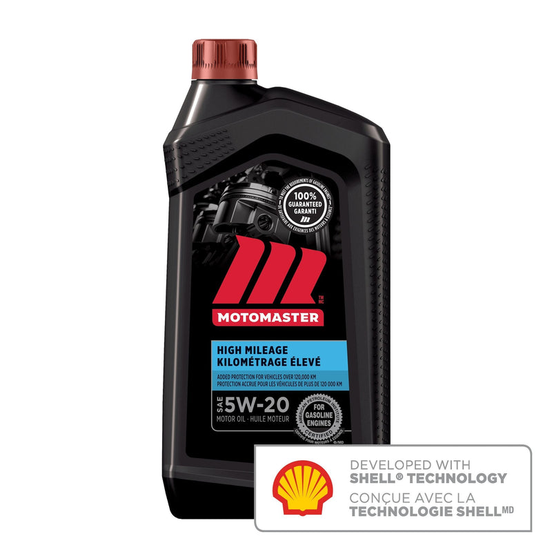 High Mileage 5W20 Conventional Engine/Motor Oil, 946-mL Z8341