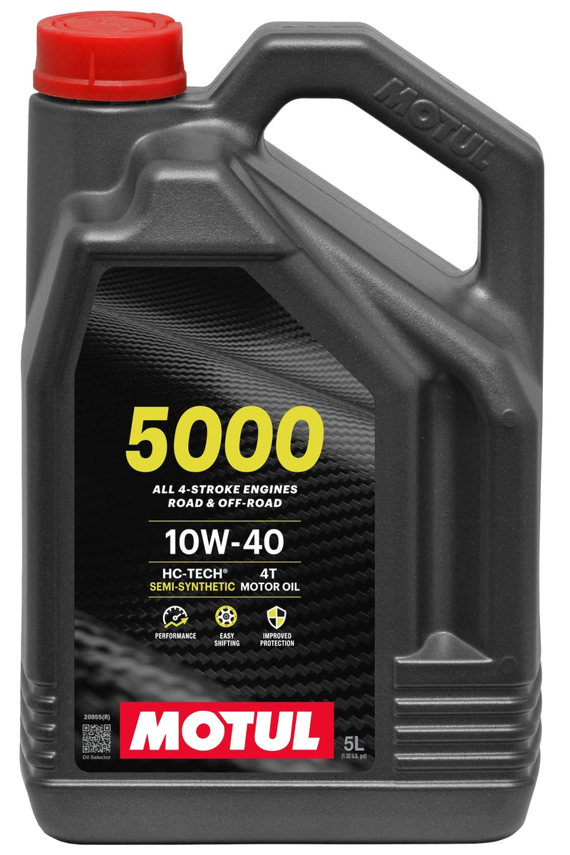 5000 4-Stroke Semi-Synthetic 10W40 Motor Oil, 5-L D4474