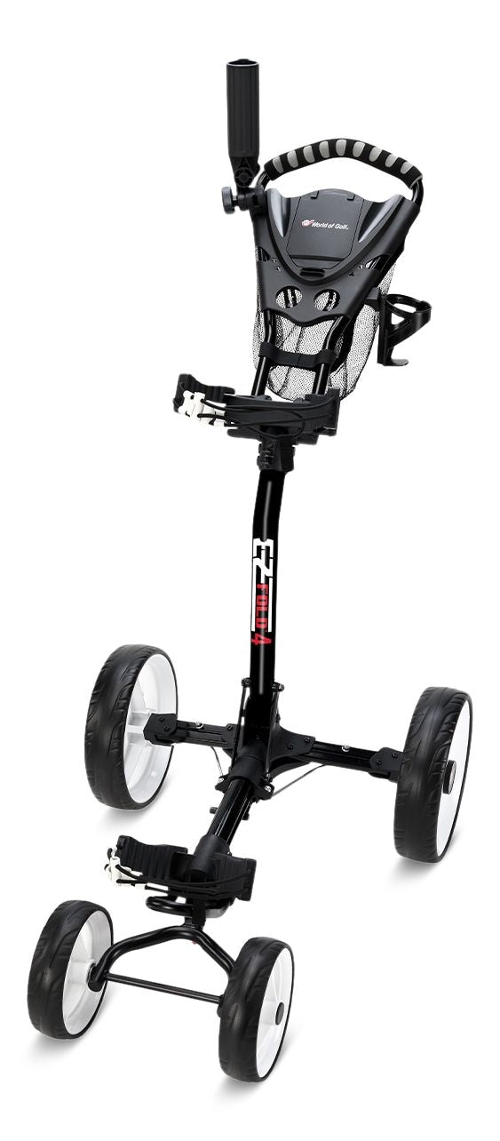 EZ Fold 4 Wheel Golf Cart, 4WD, Collapsible, Black M2937