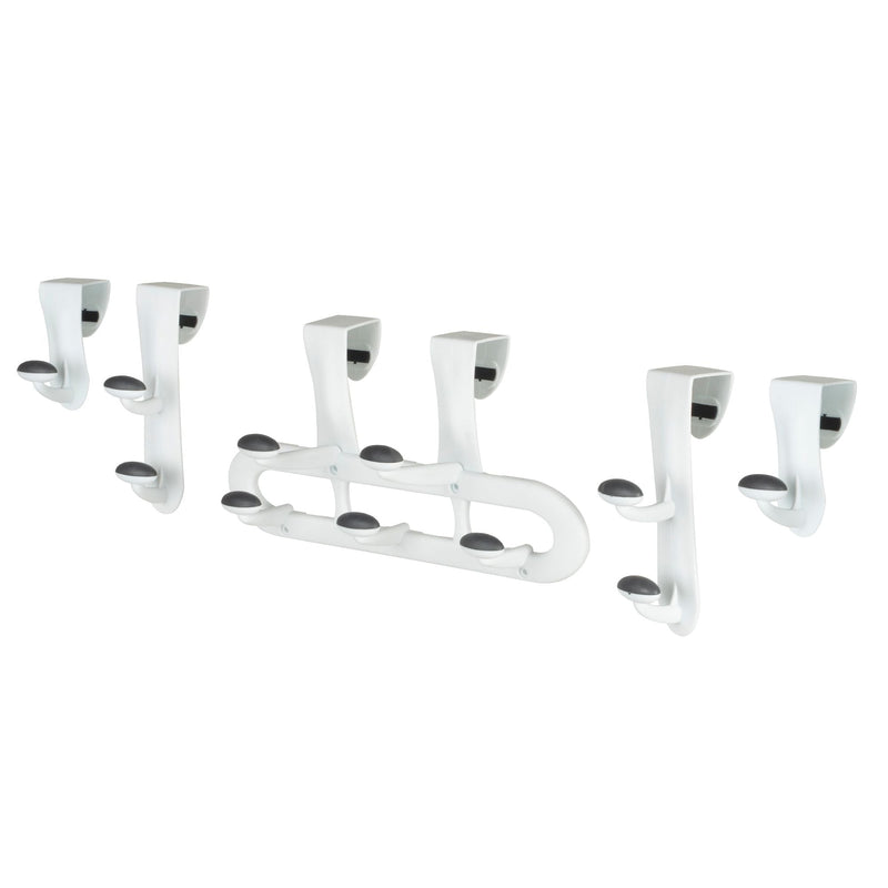 Non Stick Hook Set of 5 Value Pack, White O4778