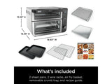 Double Door 12-in-1 Countertop Electric Convection Oven & Air Fryer with