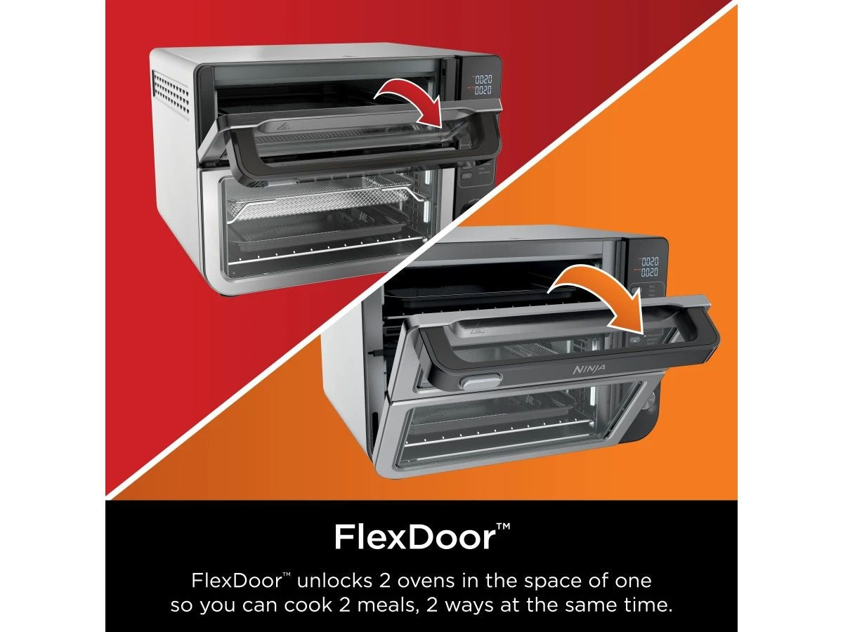 Double Door 12-in-1 Countertop Electric Convection Oven & Air Fryer with