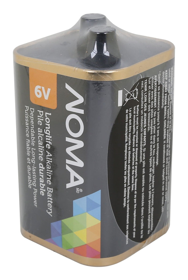 1-pk 6V / 6 Volt Square Alkaline Lantern Battery, Long Lasting S7514