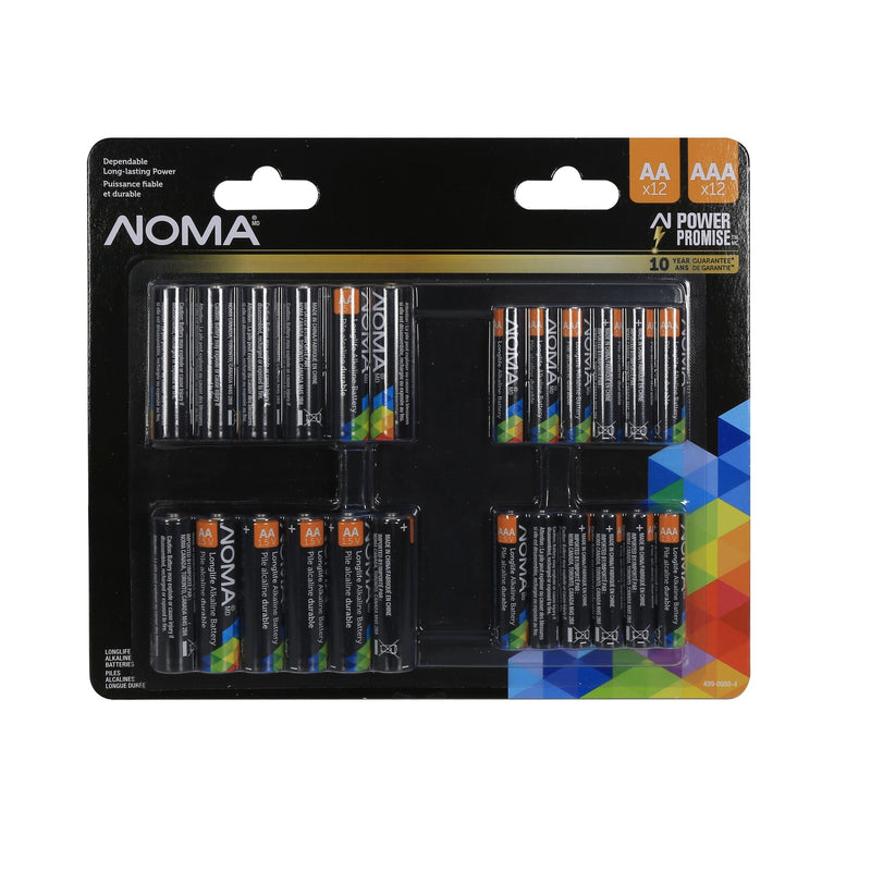 AA & AAA Battery Combo, 12-pk Y9582