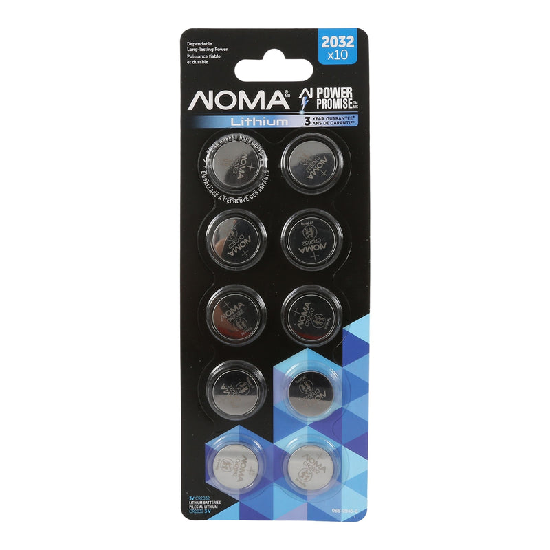 CR2032 Button Cell Batteries, 10-pk P9416
