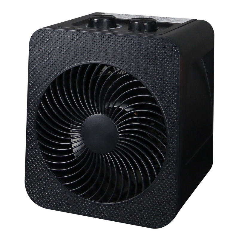 Portable 2-In-1 Personal Heater & Fan, 1500W, Black R4017