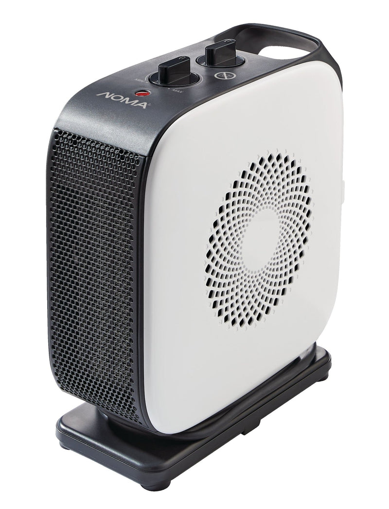 Portable Oscillating Portable Ceramic Space Heater withThermostat, 1500W, White G9298
