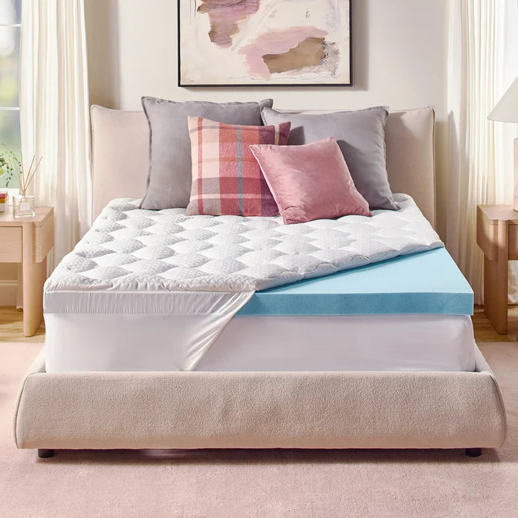 Novaform Pillow Top Plus Gel Memory Foam 4-inch Mattress Topper K0334