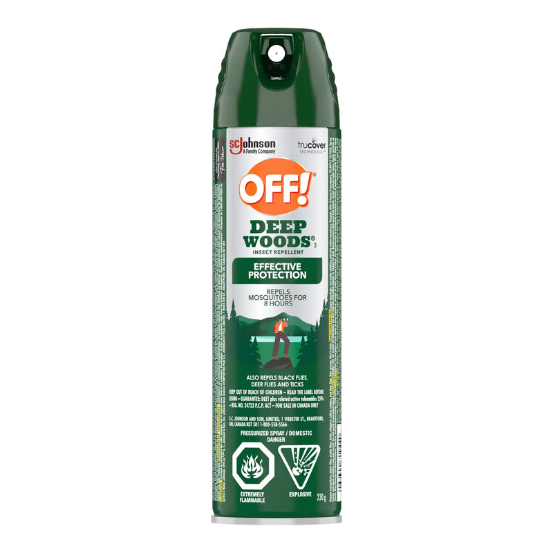 Deep Woods 8-Hour 25% DEET Bug Spray, 230-g N0749